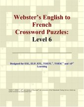 book Webster's English to French Crossword Puzzles: Level 6