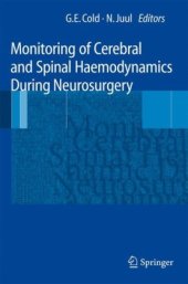 book Monitoring of Cerebral and Spinal Haemodynamics during Neurosurgery