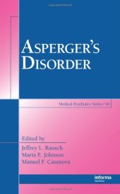 book Asperger's Disorder (Medical Psychiatry)