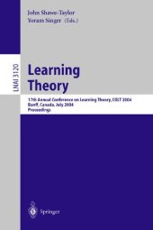 book Learning Theory