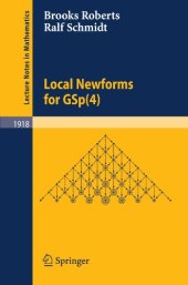 book Local Newforms for GSp(4)