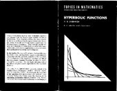 book Hyperbolic Functions