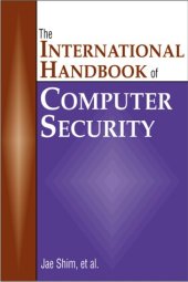 book The international handbook of computer security