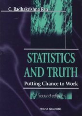 book Statistics and Truth, Putting Chance to Work