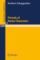 book Periods of Hecke Characters