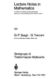 book Semigruppi Di Trasformazioni Multivoche