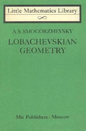 book Lobachevskian geometry 