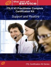 book ITIL V2 Support and Restore (IPSR) Full Certification Online Learning and Study Book Course - The ITIL V2 Practitioner IPSR Complete Certification Kit