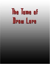 book Tome of Drow Lore (D20)