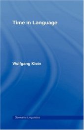 book Time in Language (Germanic Linguistics)