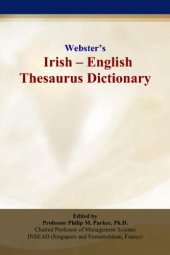 book Websters Irish - English Thesaurus Dictionary