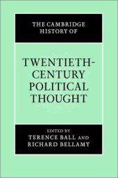 book Cambridge History of 20th Century Political Thought