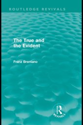 book The True and the Evident