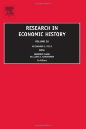 book Research in Economic History, Volume 25 (Research in Economic History)