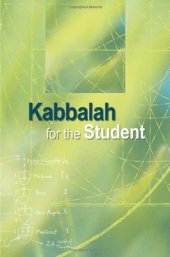 book Kabbalah for the Student