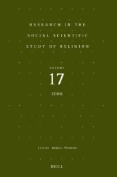 book Research in the Social Scientific Study of Religion : Volume 17 (2006)