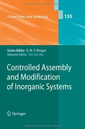 book Controlled Assembly and Modification of Inorganic Systems