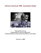 book African American National Historic Landmarks Assessment Study