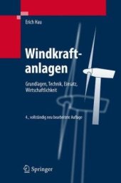 book Windkraftanlagen: Grundlagen, Technik, Einsatz, Wirtschaftlichkeit