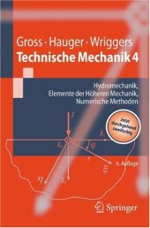 book Technische Mechanik: Band 4: Hydromechanik, Elemente der Höheren Mechanik, Numerische Methoden, 6.Auflage