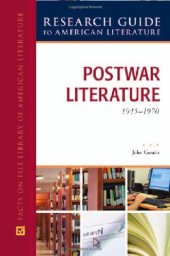 book Post-war Literature, 1945-1970 (Research Guide to American Literature)