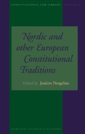 book Nordic And Other European Constitutional Traditions (Constitutional Law Library) (Constitutional Law Library)