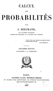 book Calcul des probabilités