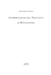 book Interpretazione del Tractatus di Wittgenstein