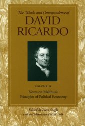 book NOTES ON MALTHUS'S PRINCIPLES OF POLITICAL ECONOMY VOL 2