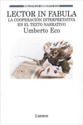 book Lector in fábula: Cooperación interpretativa