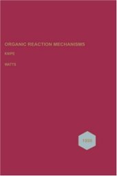 book Organic Reaction Mechanisms, 1998