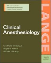 book Clinical Anesthesiology, 4th Edition