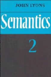 book Semantics, Volume 2