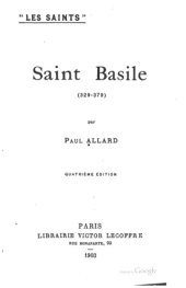 book Saint Basile (329-379)