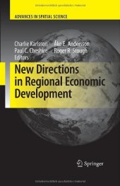 book New Directions in Regional Economic Development