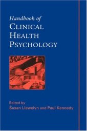 book Handbook of Clinical Health Psychology