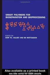 book Smart Polymers: Applications in Biotechnology and Biomedicine