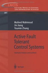 book Active Fault Tolerant Control Systems: Stochastic Analysis and Synthesis