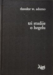 book Tri studije o Hegelu