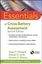 book Essentials of Cross-Battery Assessment (Essentials of Psychological Assessment)