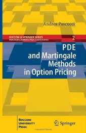 book PDE and Martingale Methods in Option Pricing