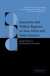 book Insecurity and Welfare Regimes in Asia, Africa and Latin America: Social Policy in Development Contexts