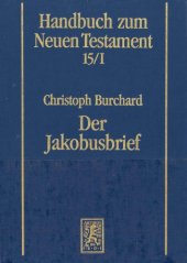 book Der Jakobusbrief (Handbuch zum Neuen Testament 15.1)