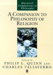 book A Companion to Philosophy of Religion