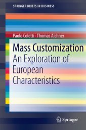 book Mass Customization: An Exploration of European Characteristics