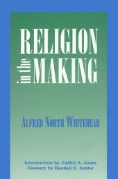 book Religion in the making: Lowell lectures 1926