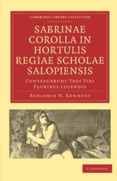 book Sabrinae Corolla in Hortulis Regiae Scholae Salopiensis: Contexuerunt Tres Viri Floribus Legendis