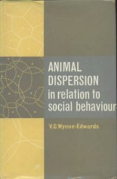 book Animal Dispersion in Relation to Social Behaviour