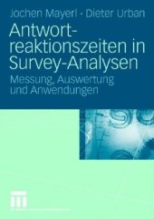 book Antwortreaktionszeiten in Survey-Analysen: Messung, Auswertung und Anwendungen