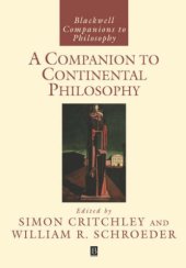 book A Companion to Continental Philosophy